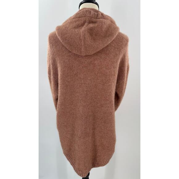 Madewell Hoodie Sweater Wilmington Heather Taffy Orange Small - Picture 5 of 9